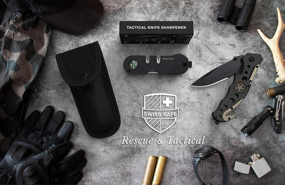 Cuchillo táctico 3 en 1 para militares y socorristas