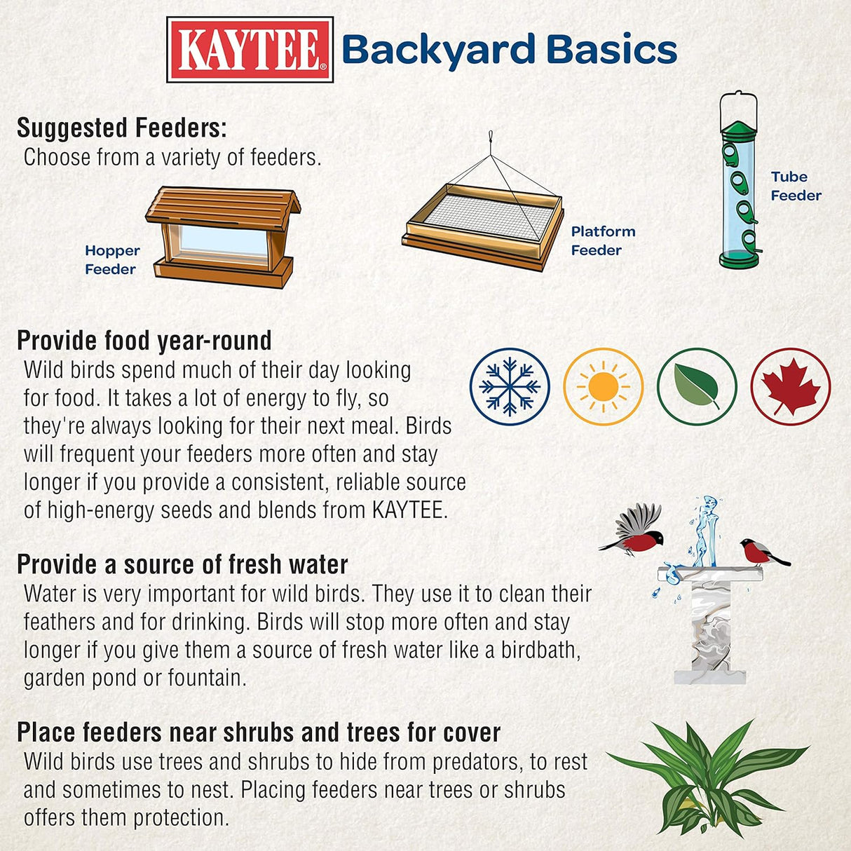 Kaytee Sin residuos alimento para aves silvestres.