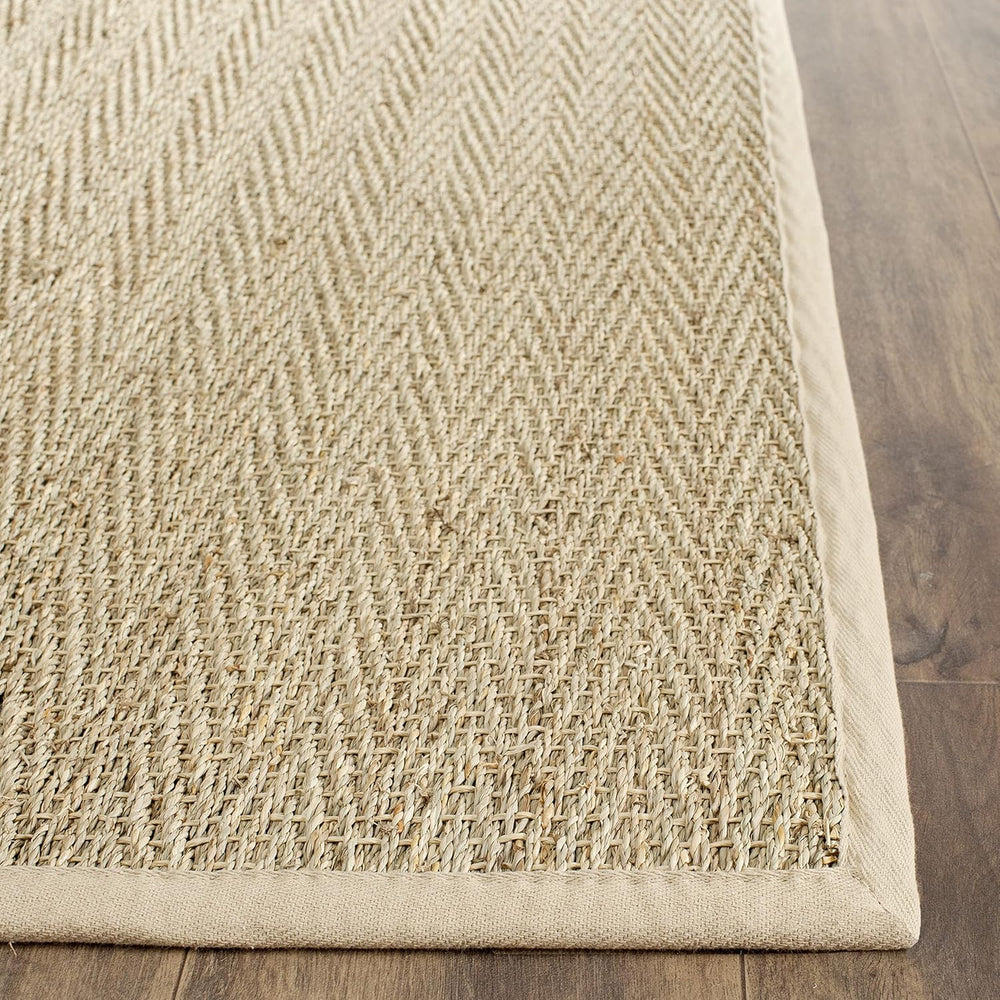 Runner de fibra natural Safavieh, diseño herringbone, NF115A