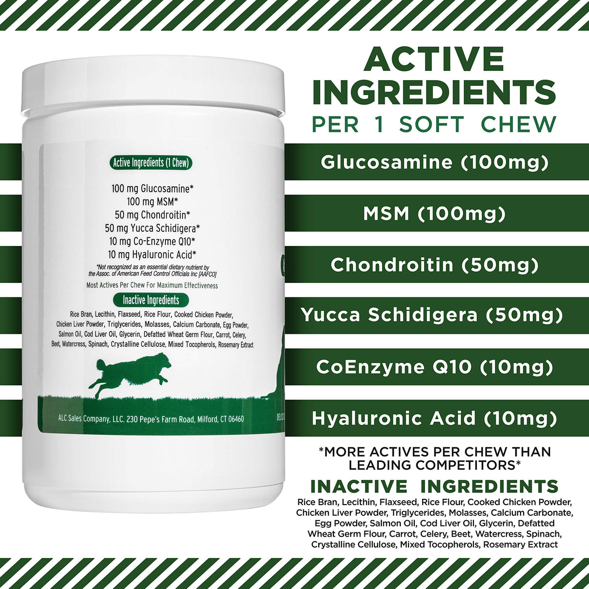 Glucosamina para cadera y articulaciones de los perros