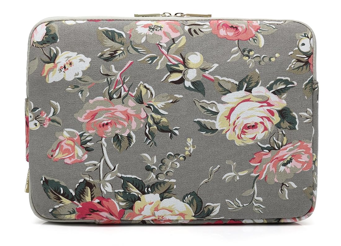 Funda para portátil Tamaño: 13-13.3 Pulgadas diseño de rosa
