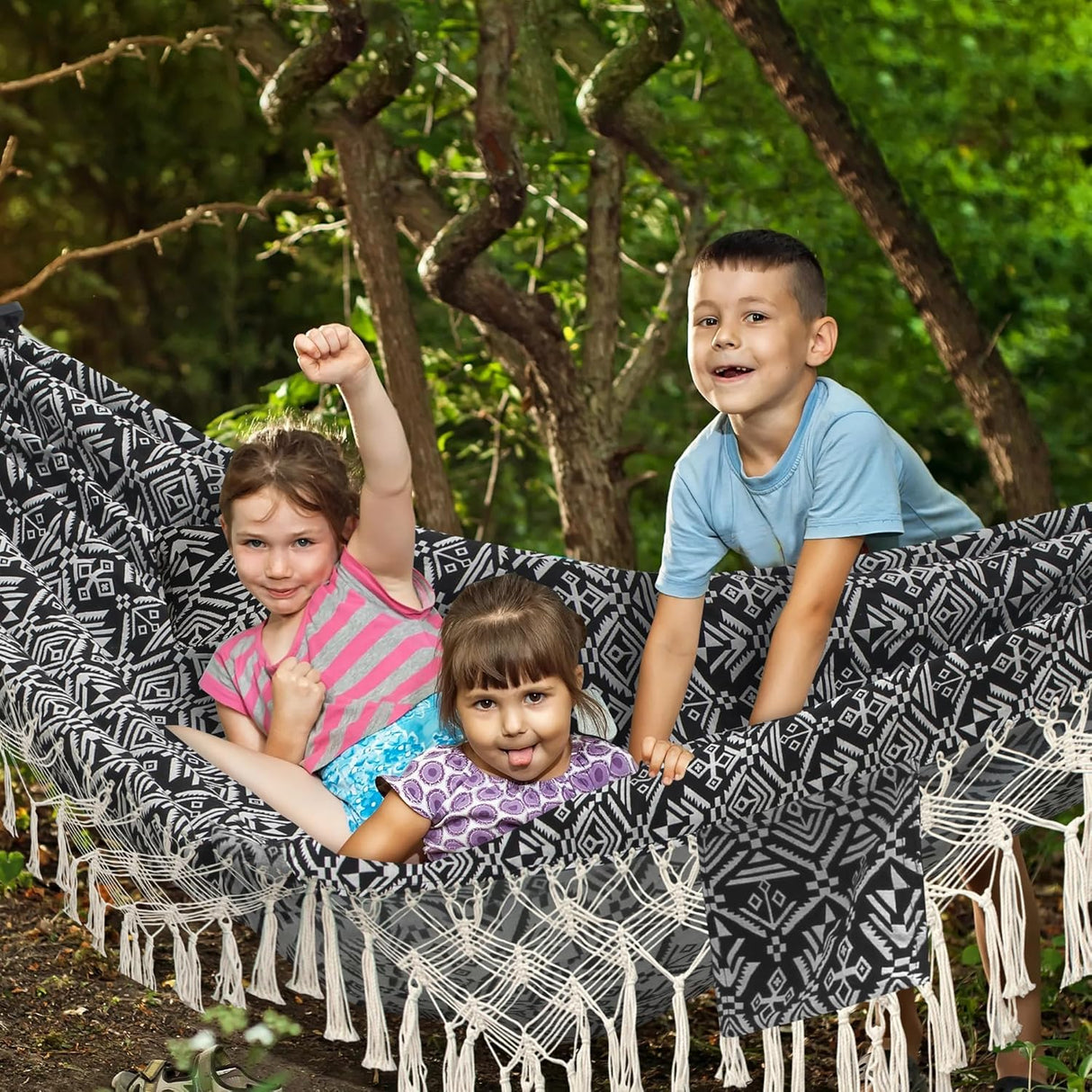 Hamaca de 2 Personas, con Almohada, Capacidad 450Lbs, Deluxe