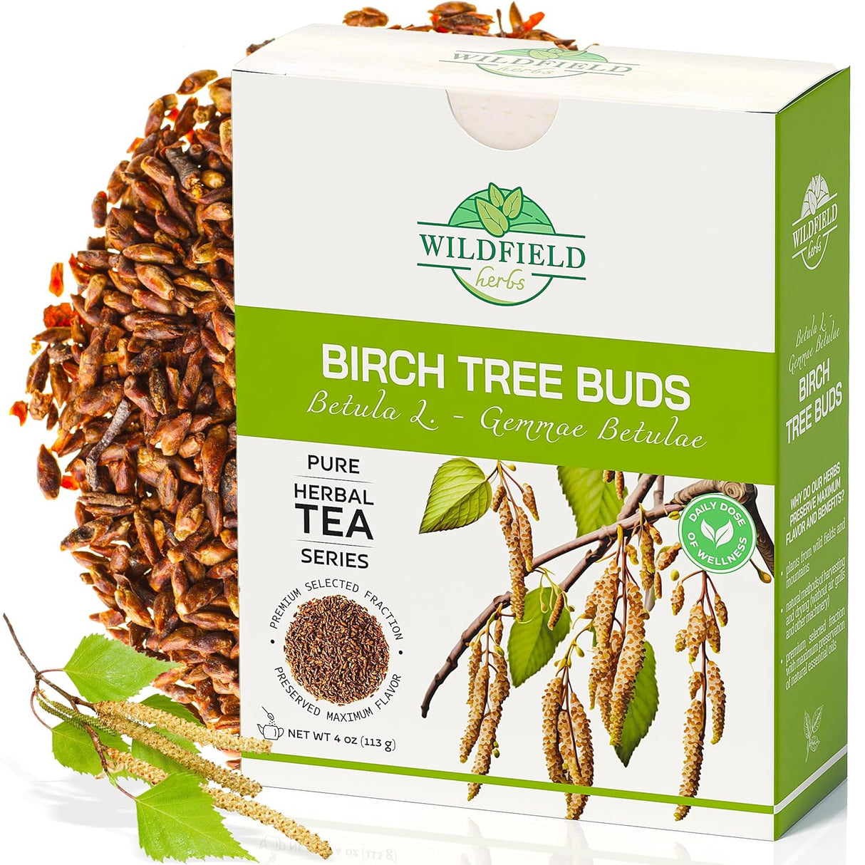 Té de Brotes de Abedul 113g - Betulae Gemmae - Betula pendula