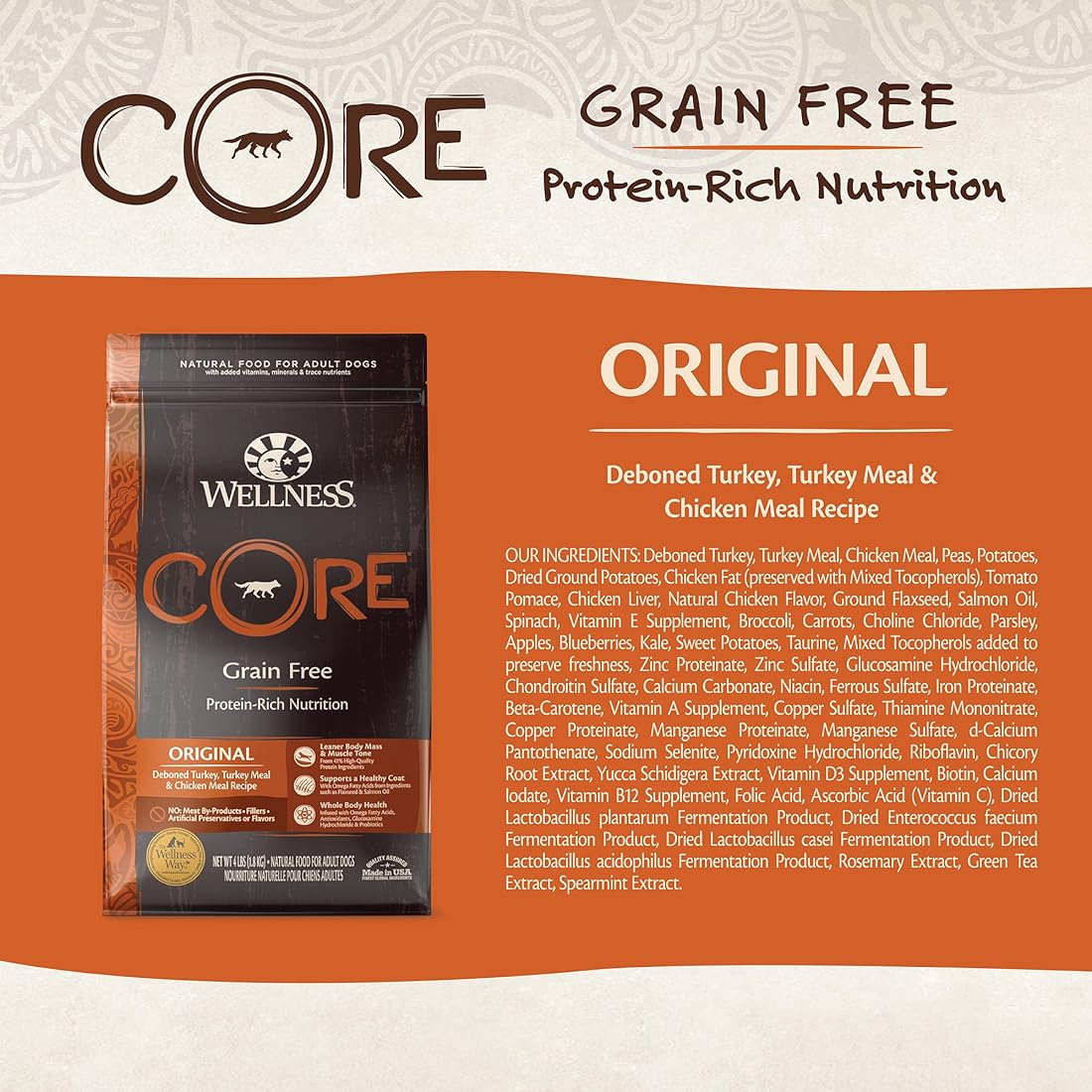 Comida seca natural para perros