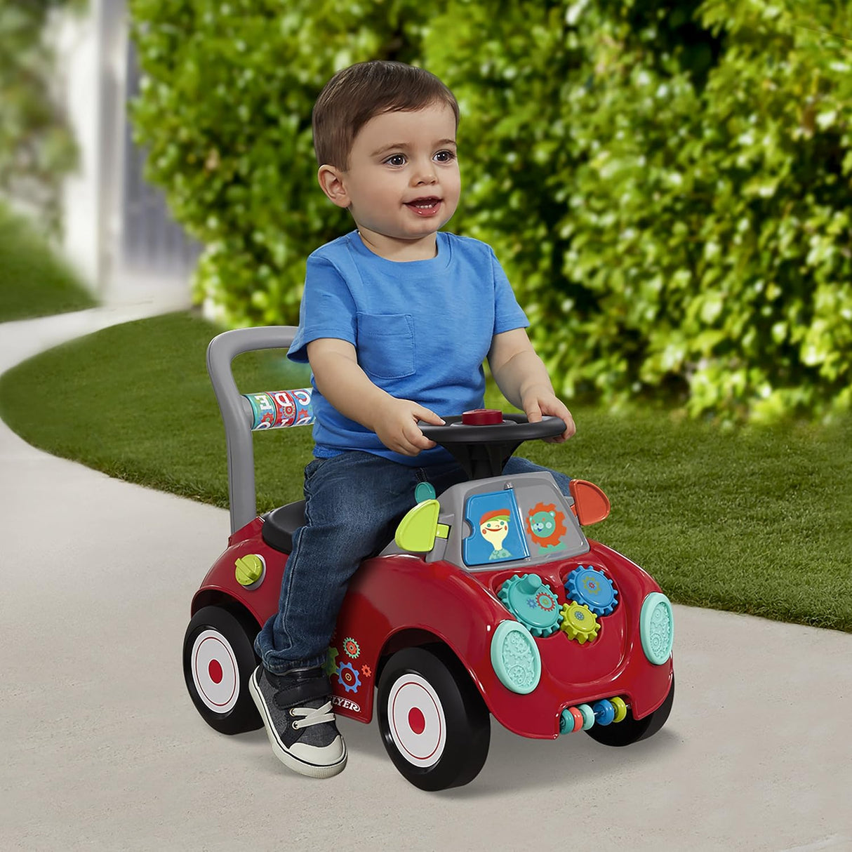 Carrito de paseo Radio Flyer, juguete para sentarse y caminar
