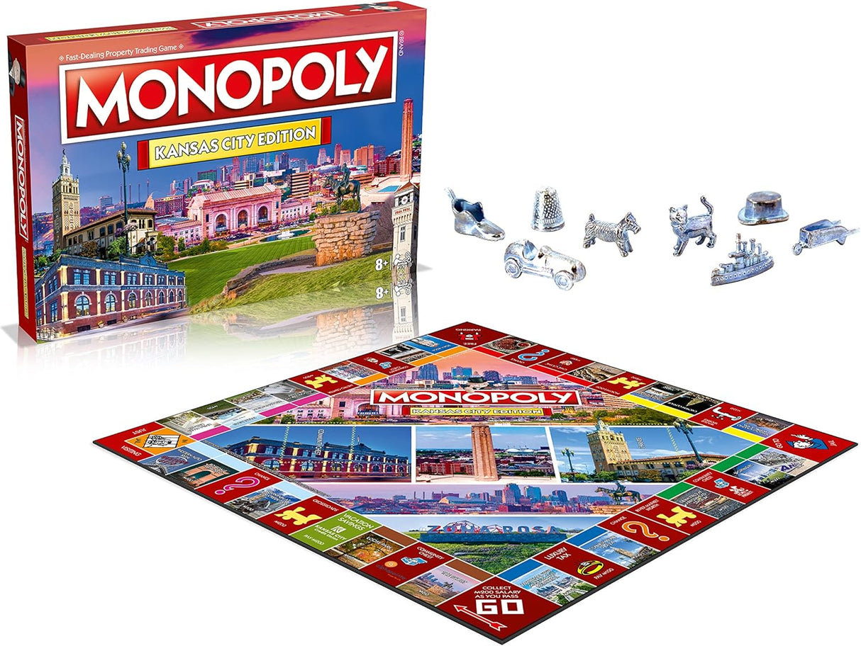 Juego de Mesa MONOPOLY Kansas City - 2-6 Jugadores Familiar