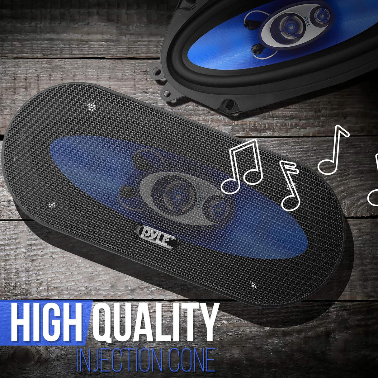 Parlantes o altavoces de sonido de 3 vías PYLE PL410BL