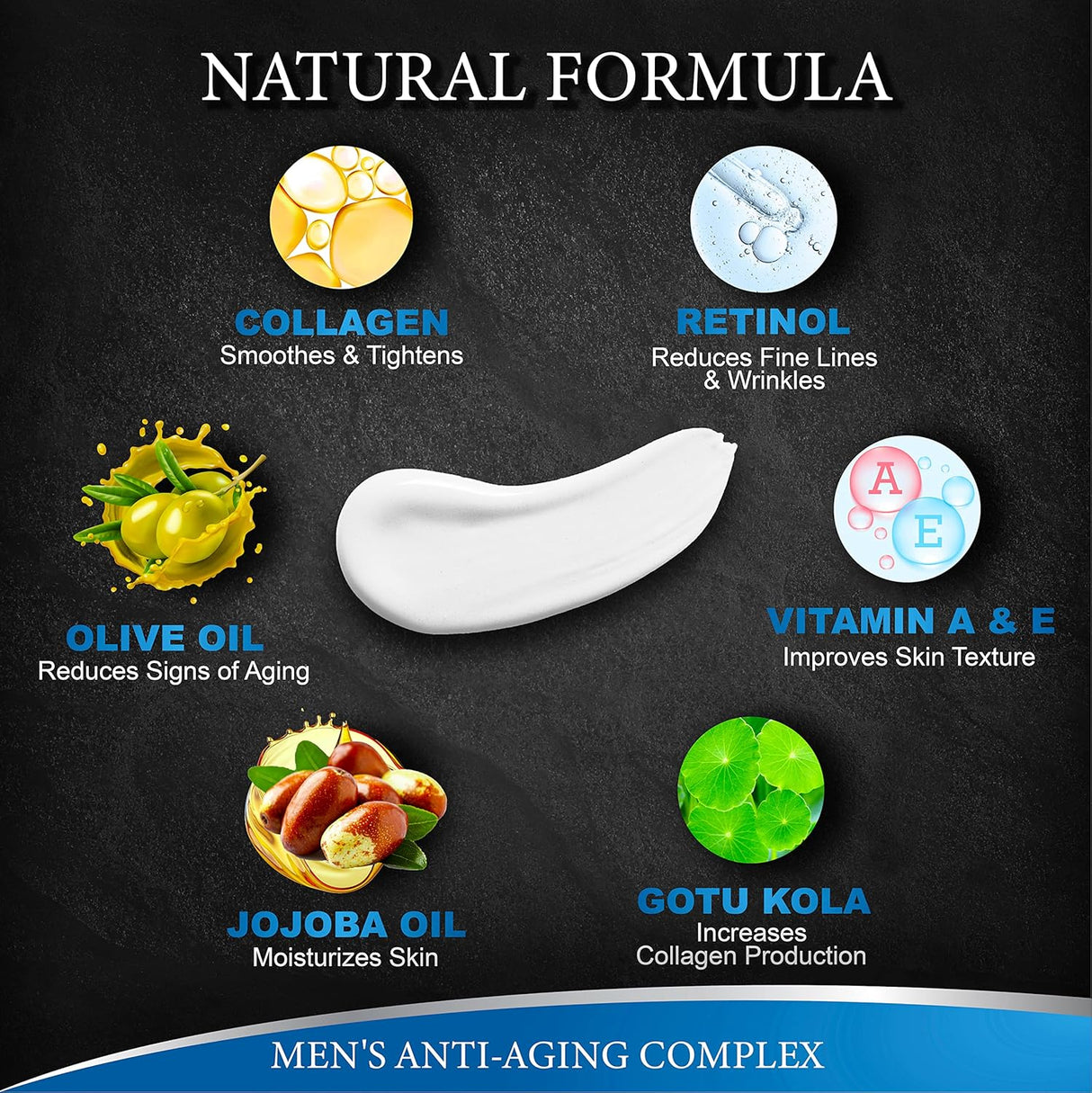 Crema hidratante facial para hombre Menvils