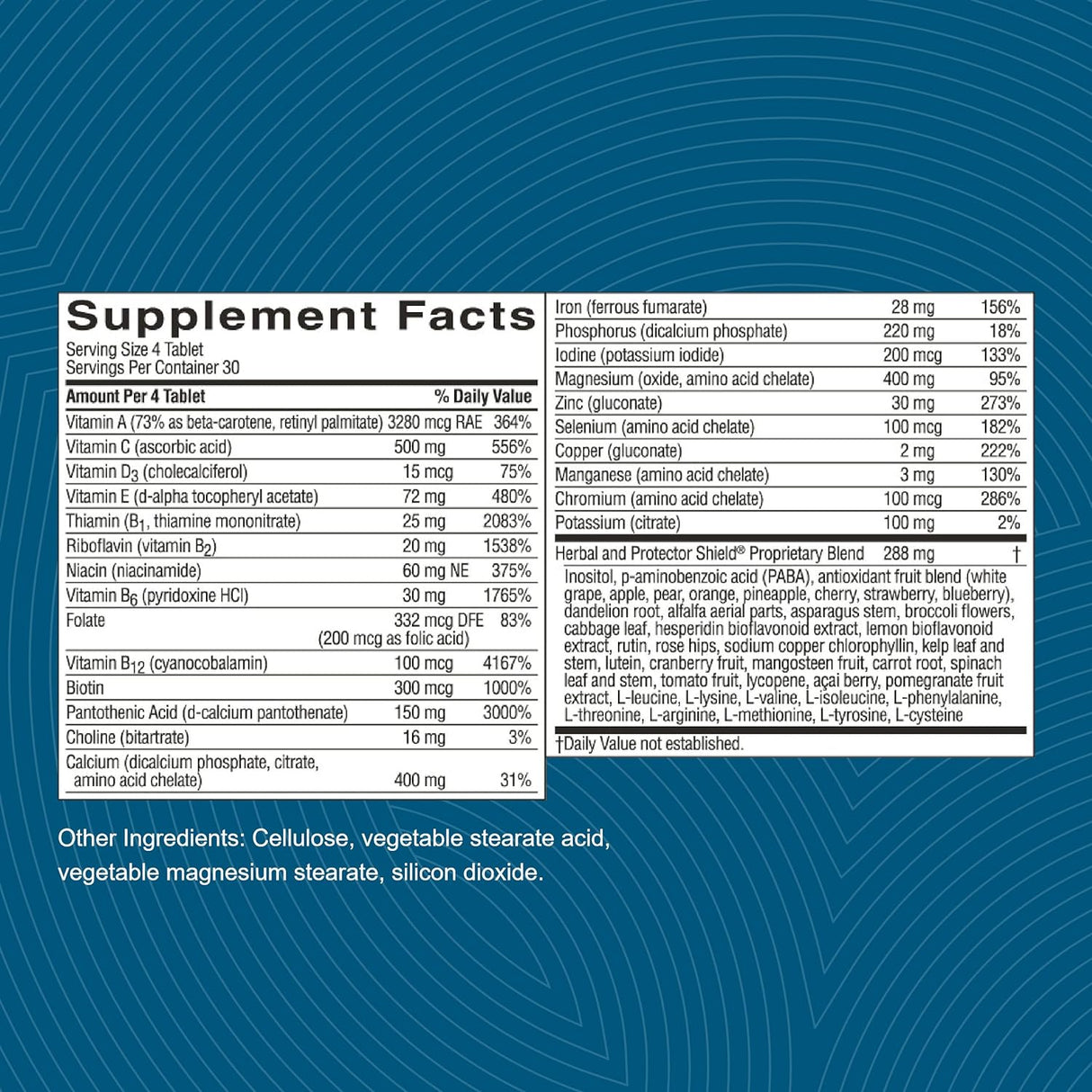 Multivitamínico Completo para Hombres y Mujeres, 120 Tabletas