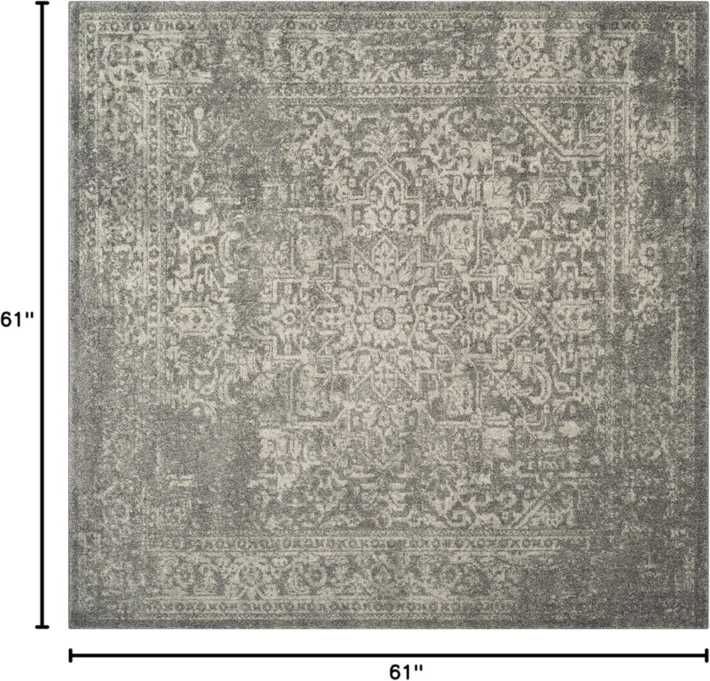 Alfombra Oriental Distressed No Desprende Pelusa EVK256S