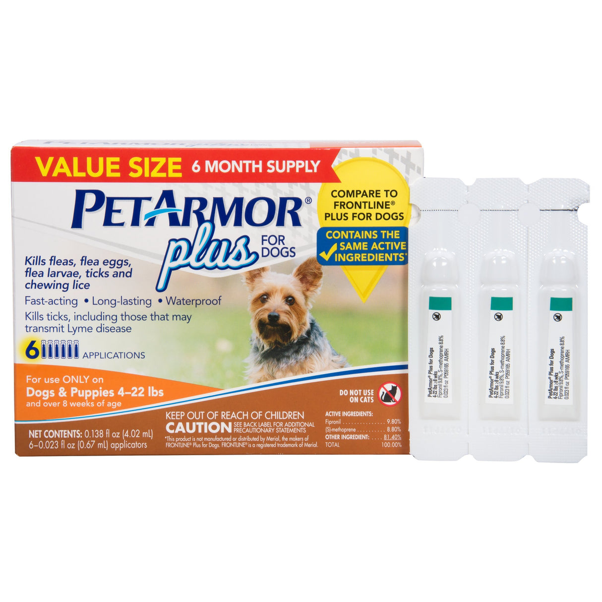 Prevención de pulgas y garrapatas para perros pequeños