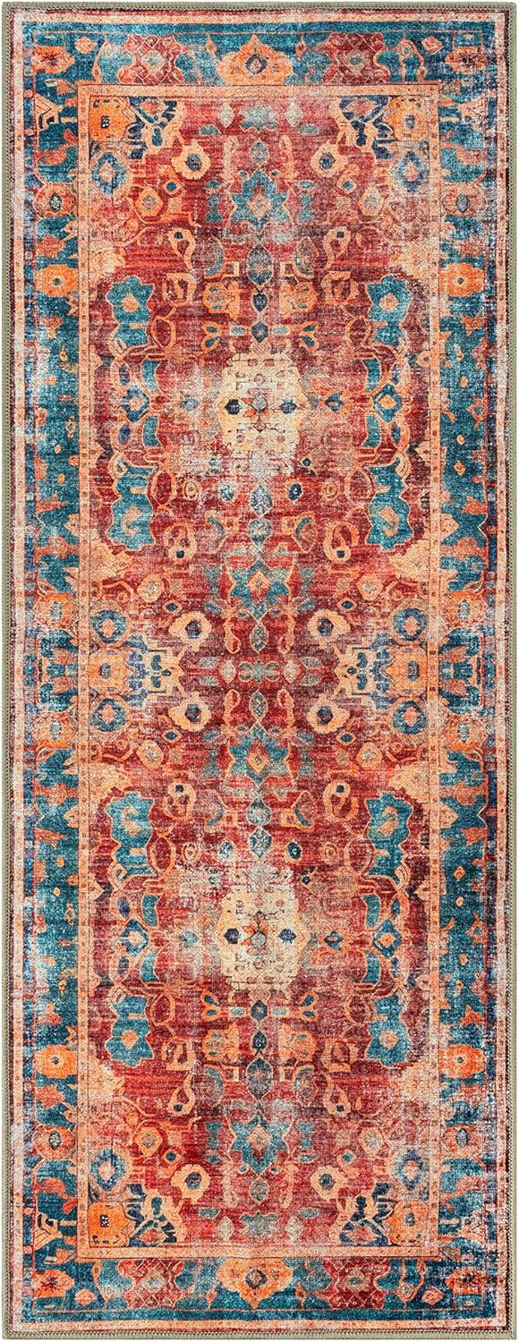 Alfombra Lavable Adiva 2'6x10 Antideslizante para Suelo