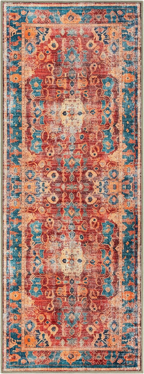 Alfombra Lavable Adiva 2'6x10 Antideslizante para Suelo