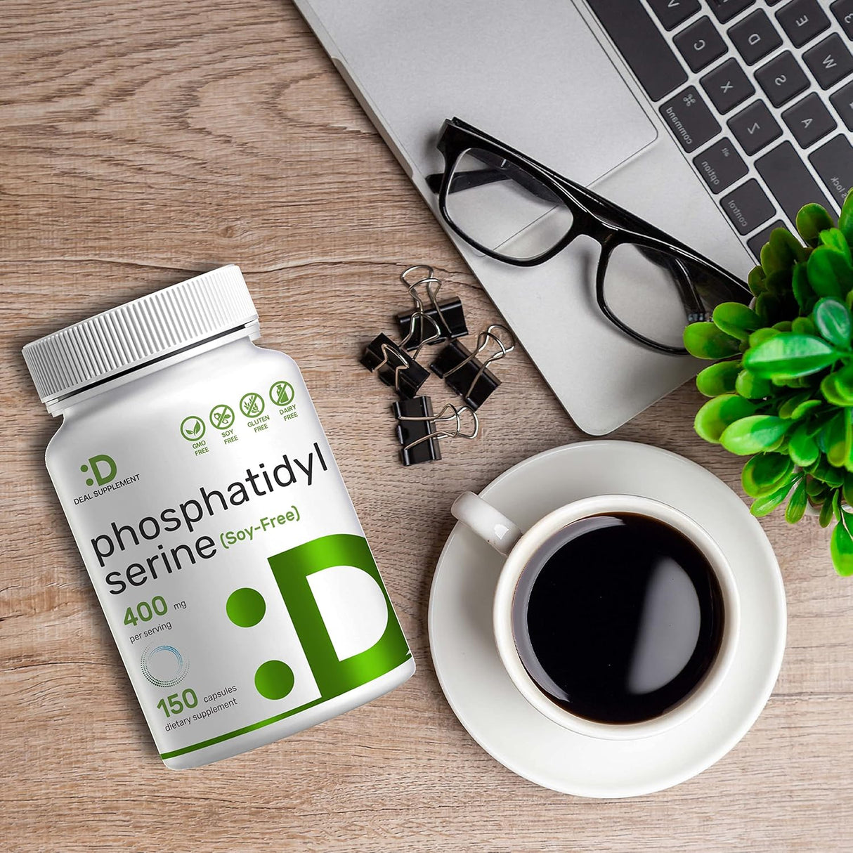 suplemento de fosfatidilserina sin soja salud cerebral