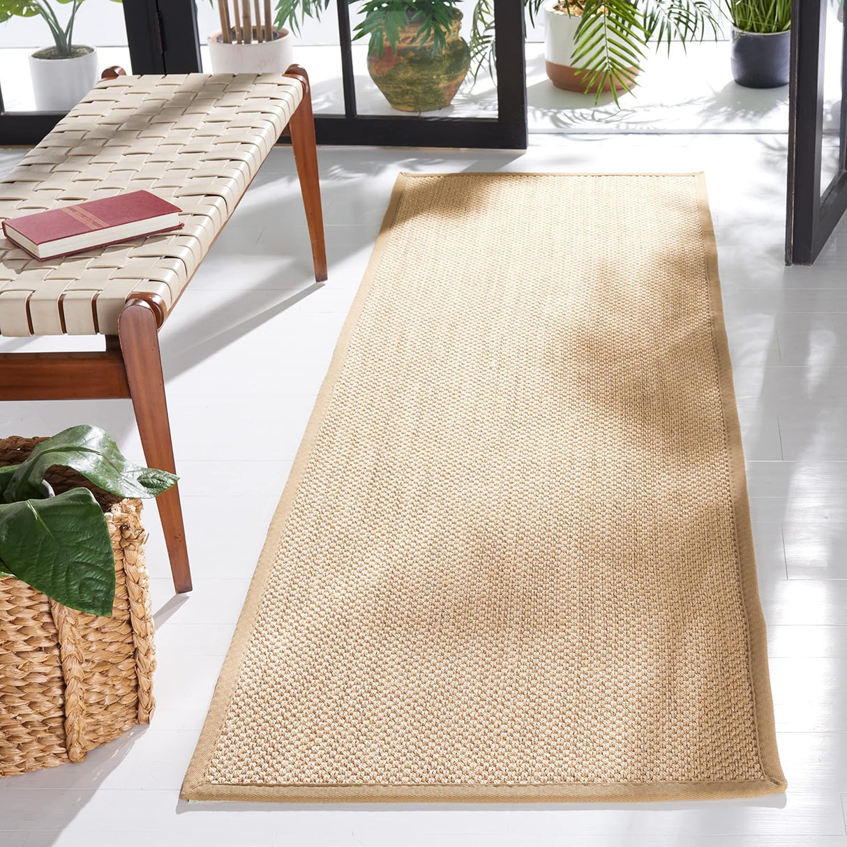 Alfombra Runner de Fibra Natural, SAFAVIEH, Diseño Sisal, NF141B