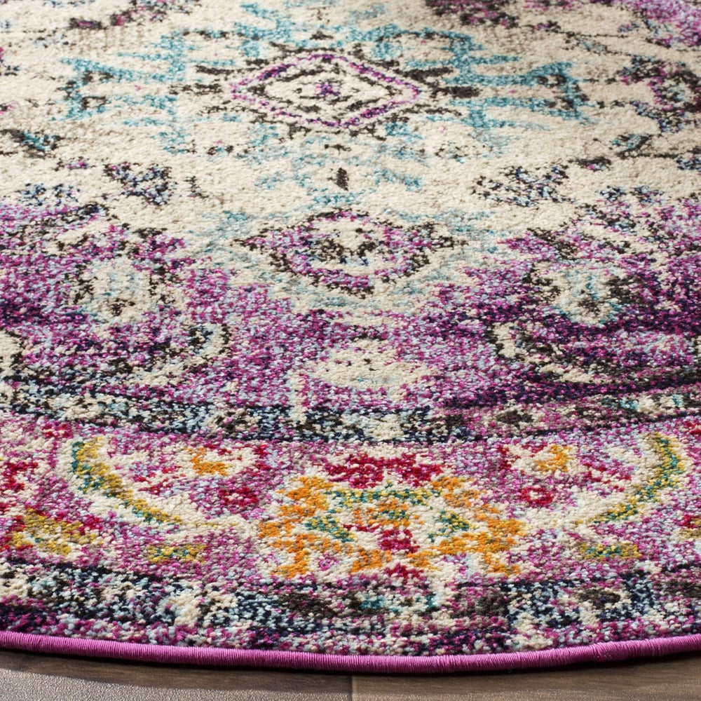 Alfombra Boho Chic Medallón Desgastada MNC243L