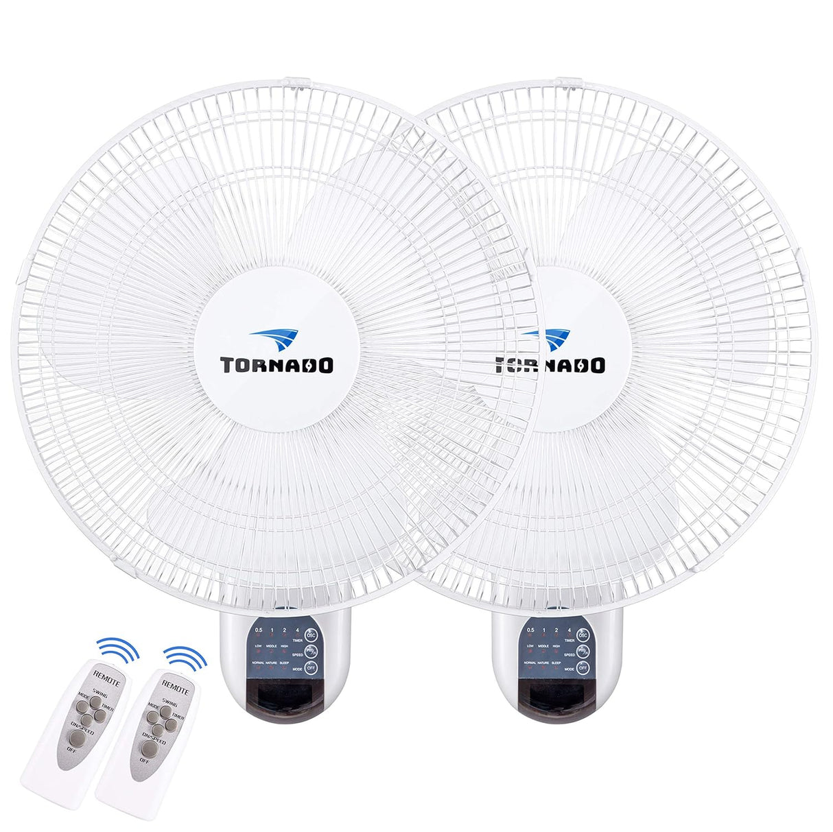 Ventilador de pared Tornado 2 Pack 16 con control remoto 2650 CFM