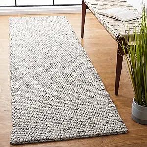 Alfombra Runner Natura - Textura de lana, Ideal para interiores