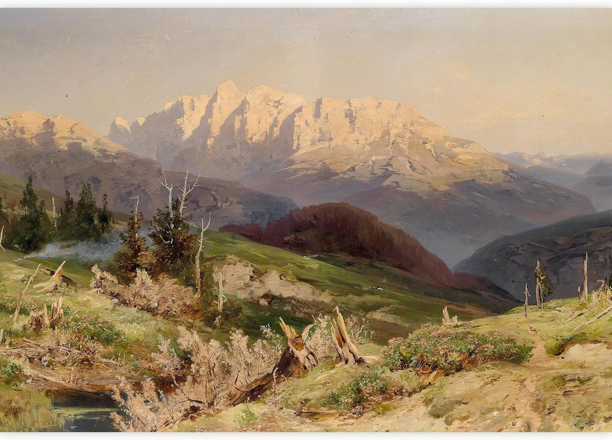 Adhesivo removible de pared/mural de pared pastel Otoño .