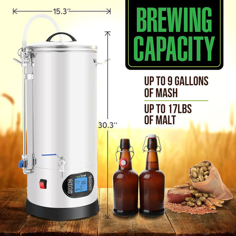 Dispensador de Cerveza de acero NUTRICHEF PKBRKTL200