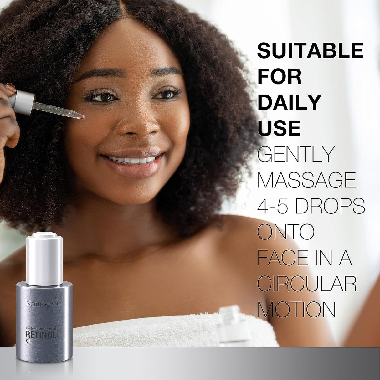 Crema Facial y de Cuello Antiarrugas con Retinol y Ácido