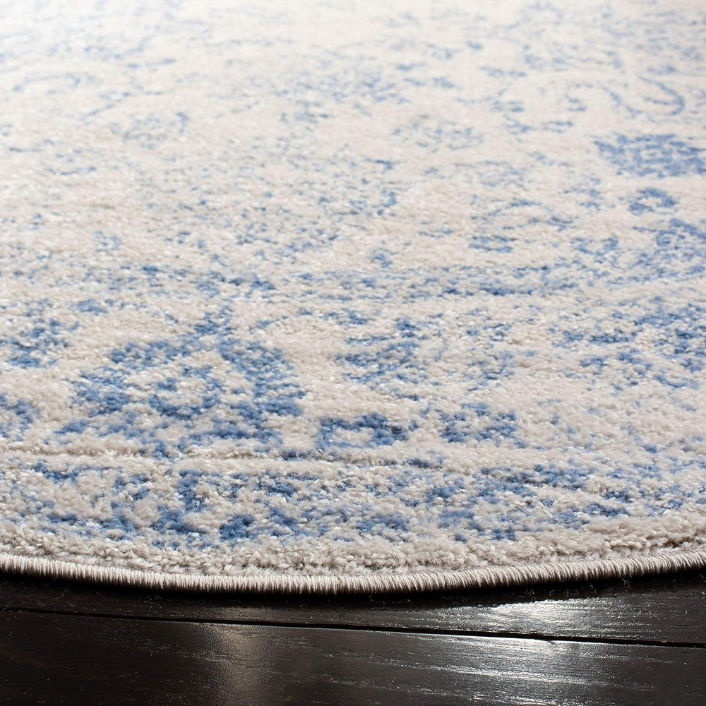 Alfombra Oriental Redonda Distressed para Sala y Comedor ADR109L