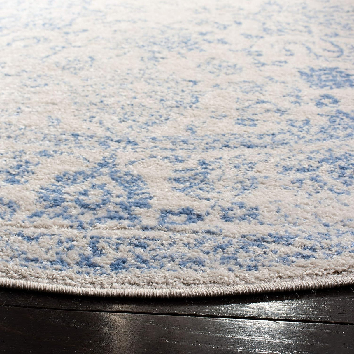 Alfombra Oriental Redonda Distressed para Sala y Comedor ADR109L