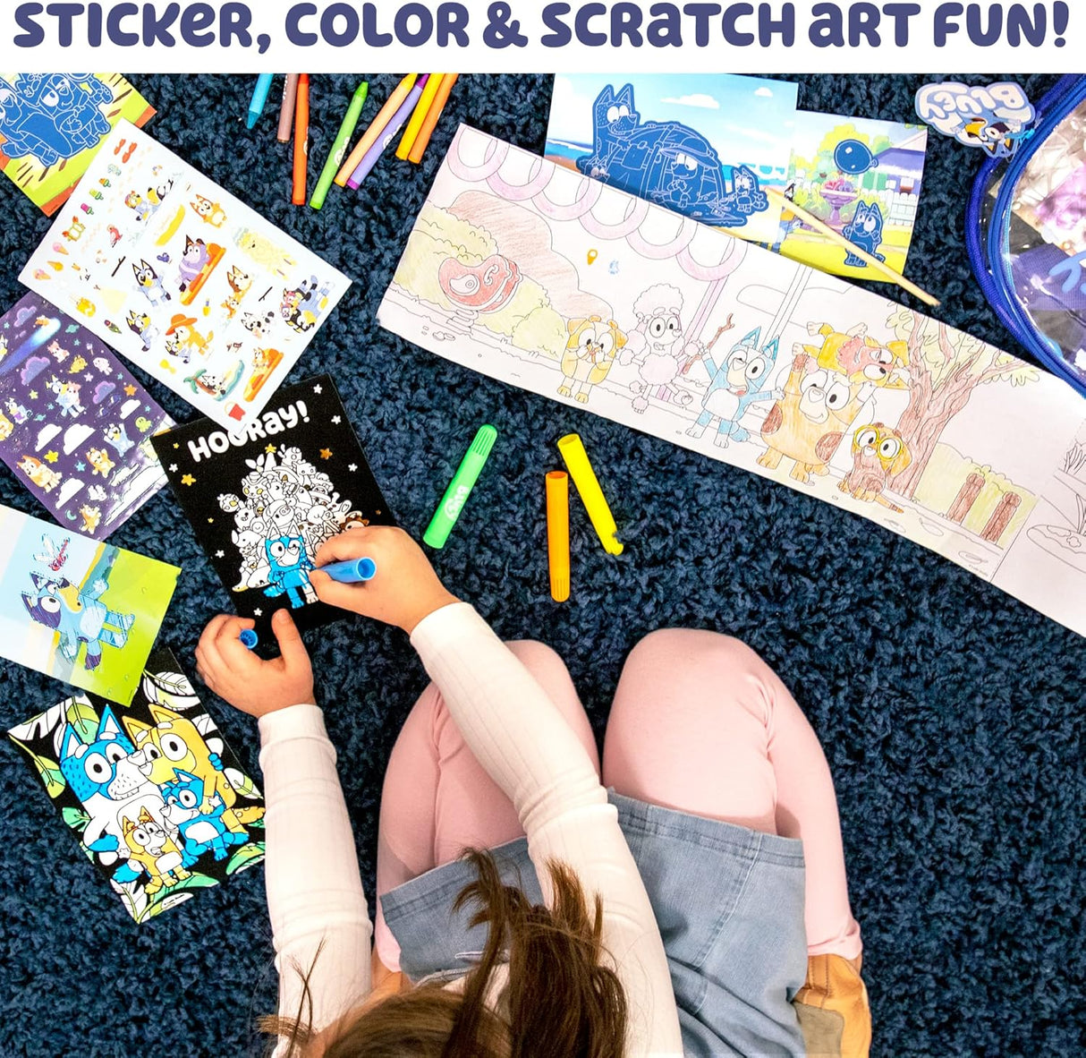 Mochila de Actividades Bluey, Suncatchers y Escenas Sorpresa