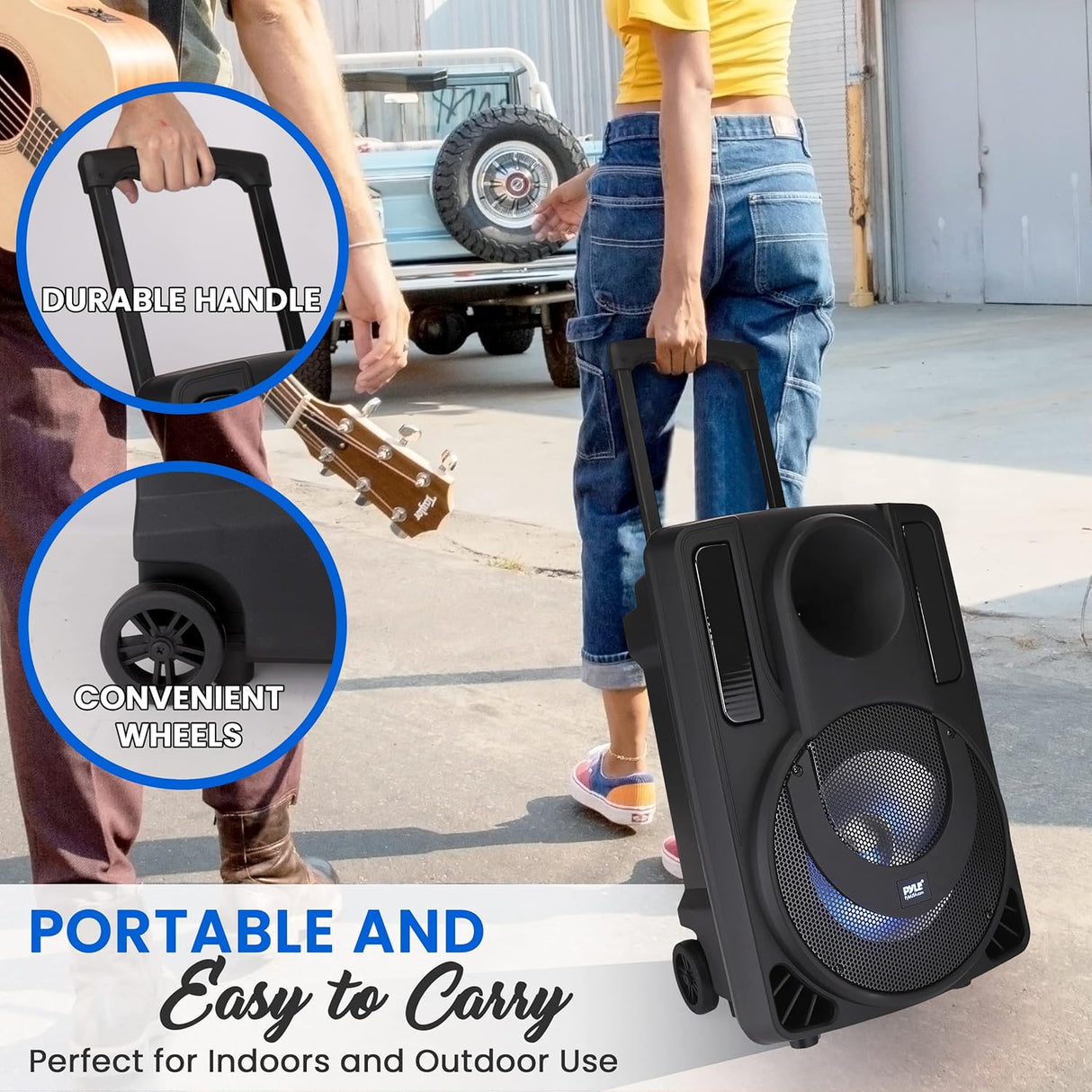 Parlante Portátil o altavoz PYLE-PRO PHPWA12TB