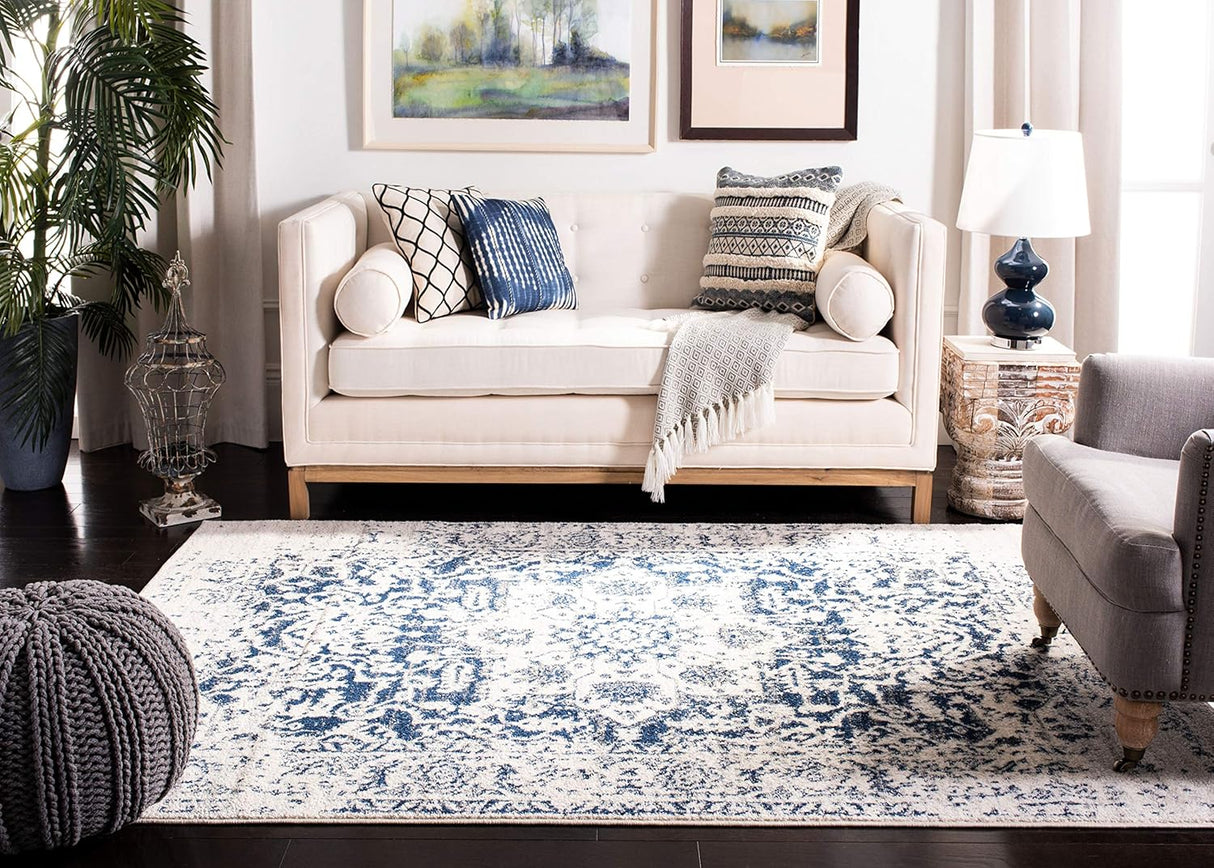 Alfombra de Área, Diseño Medallón Copo de Nieve, MAD603D