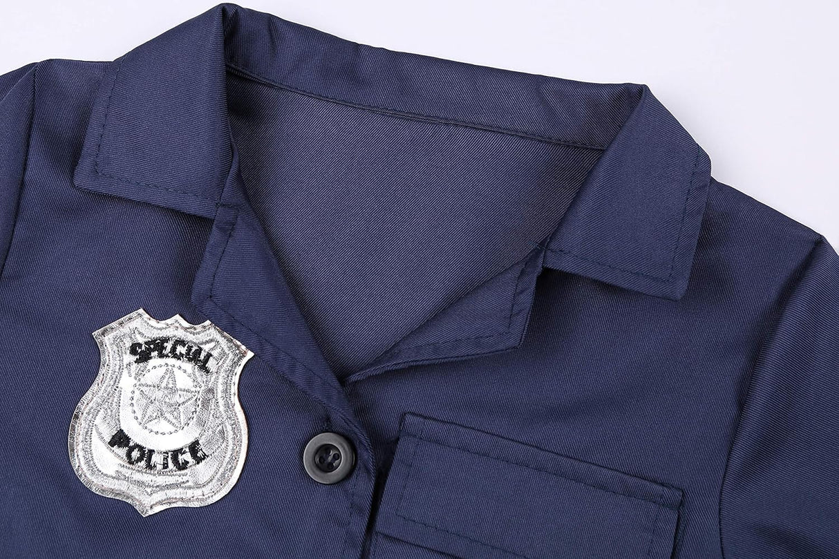 Disfraz de Oficial de Policía para Niñas - Traje Halloween 2023