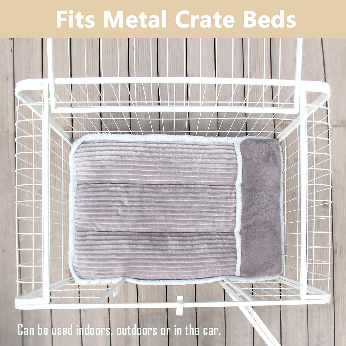 Cama Grande para Perro con Almohada, Suave, Modelo X123