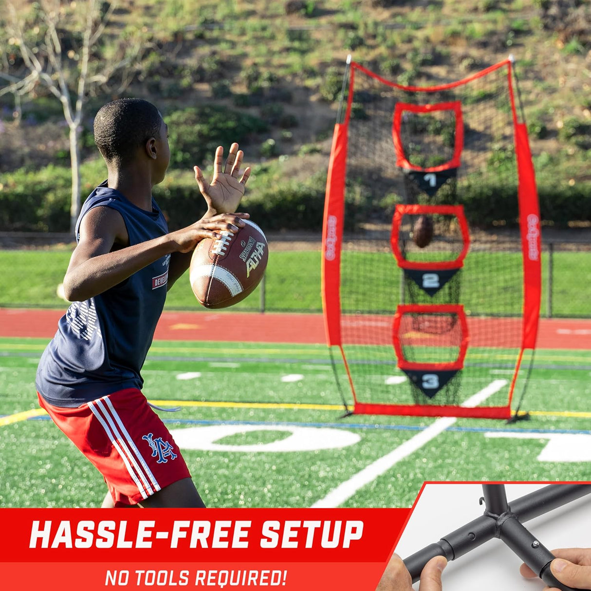 Red de tiro de fútbol 8 x 4 pies