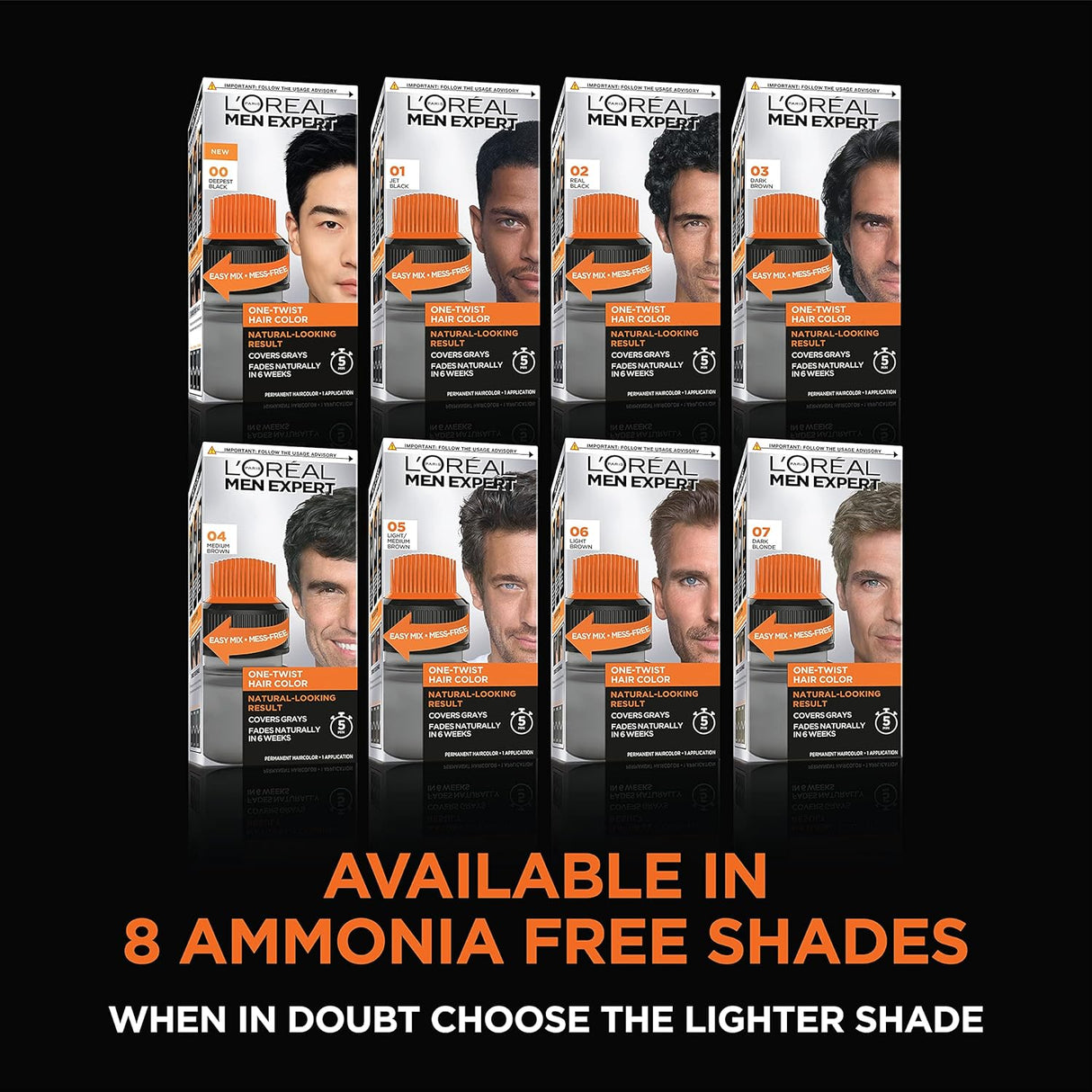 negro azabache 1 kit Tinte permanente, L'Oreal Paris