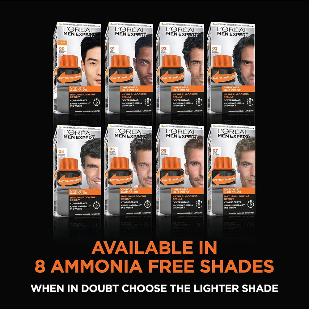 Tinte permanente rubio oscuro,1 kit de aplicación,L'Oreal.