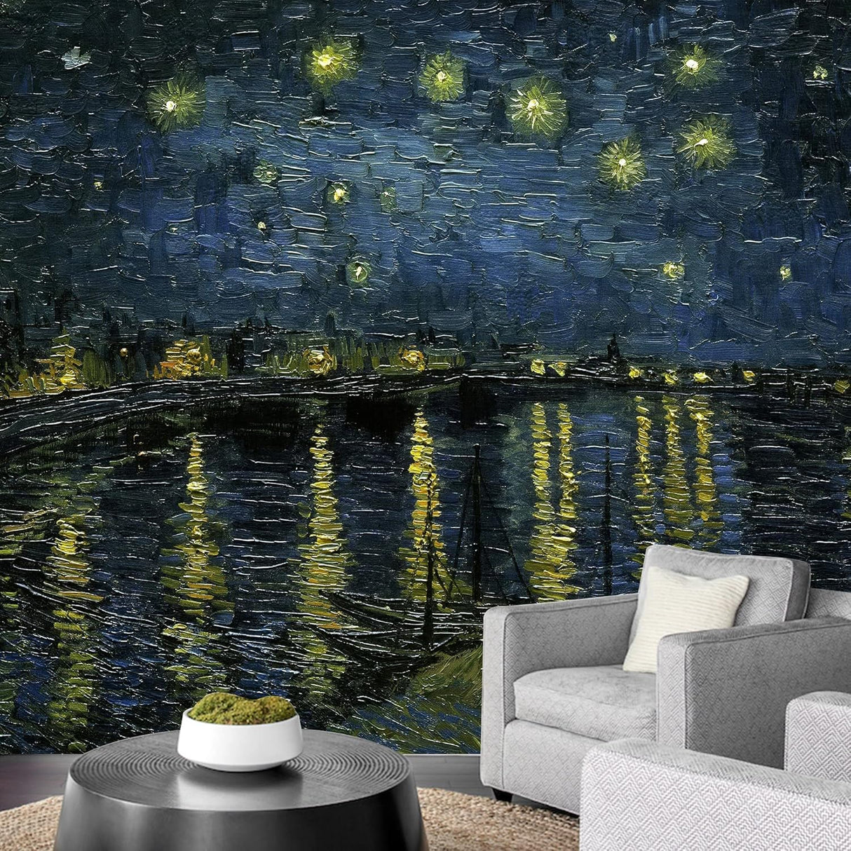 IDEA4WALL pinturas famosas, papel tapiz extraíble grande