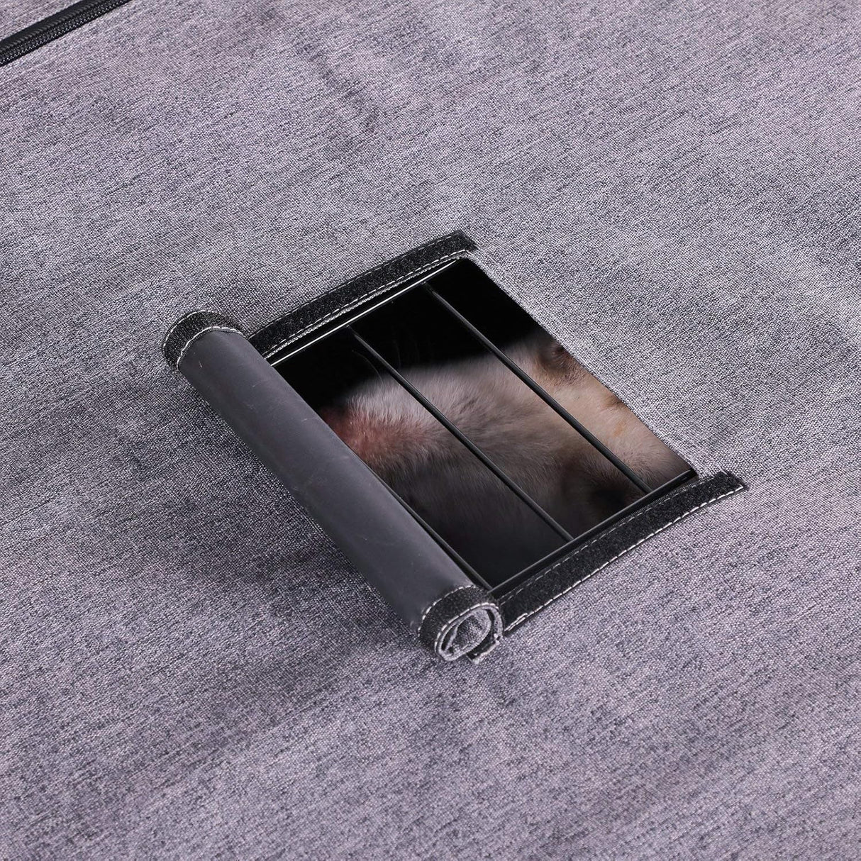 Petsfit Cubierta de caja se adapta a jaula de alambre gris