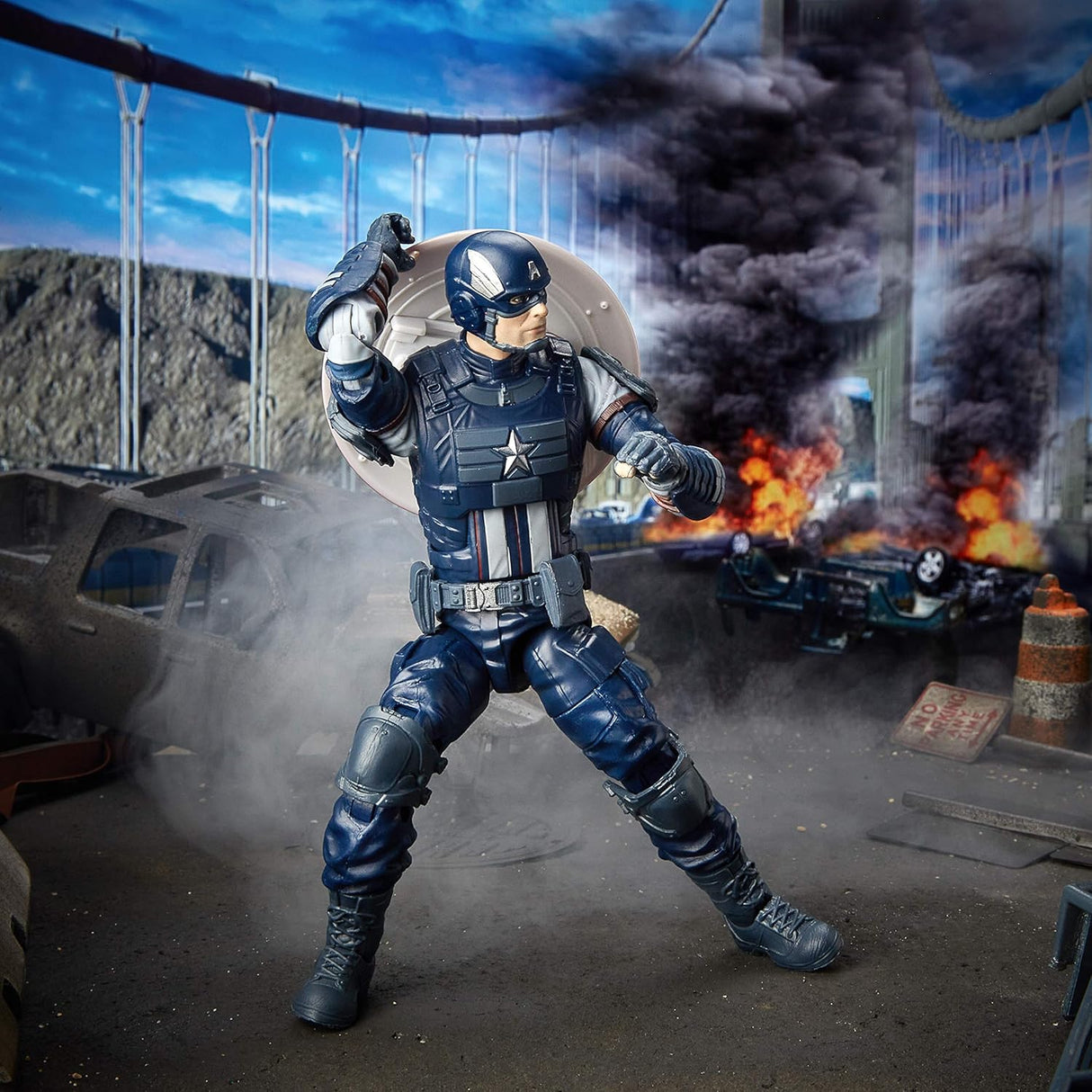 Figura de acción Coleccionable de Capitán América 6 Gamerverse