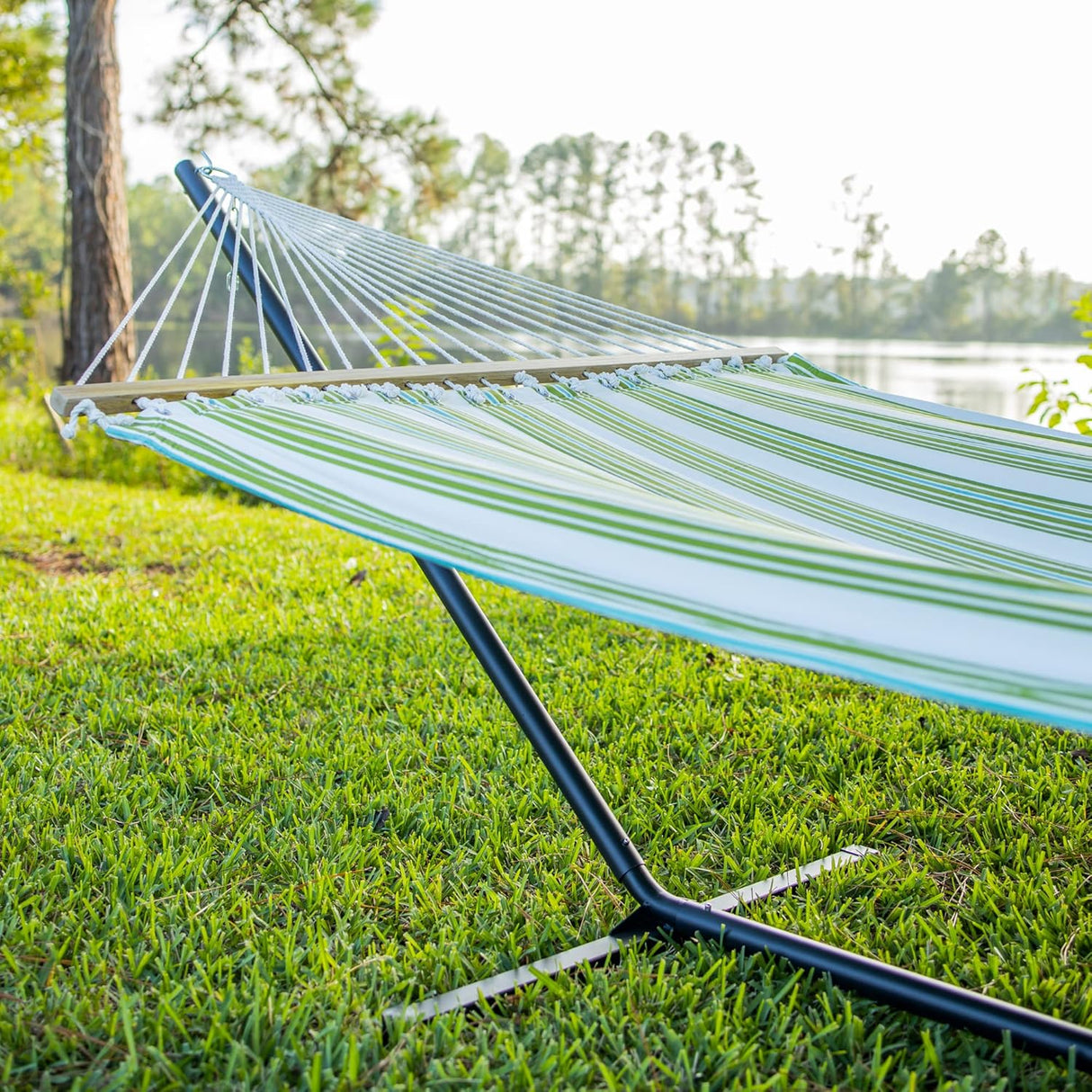 Hamaca Doble Portátil SUNCREAT con Soporte, 475 lbs, Modelo STD