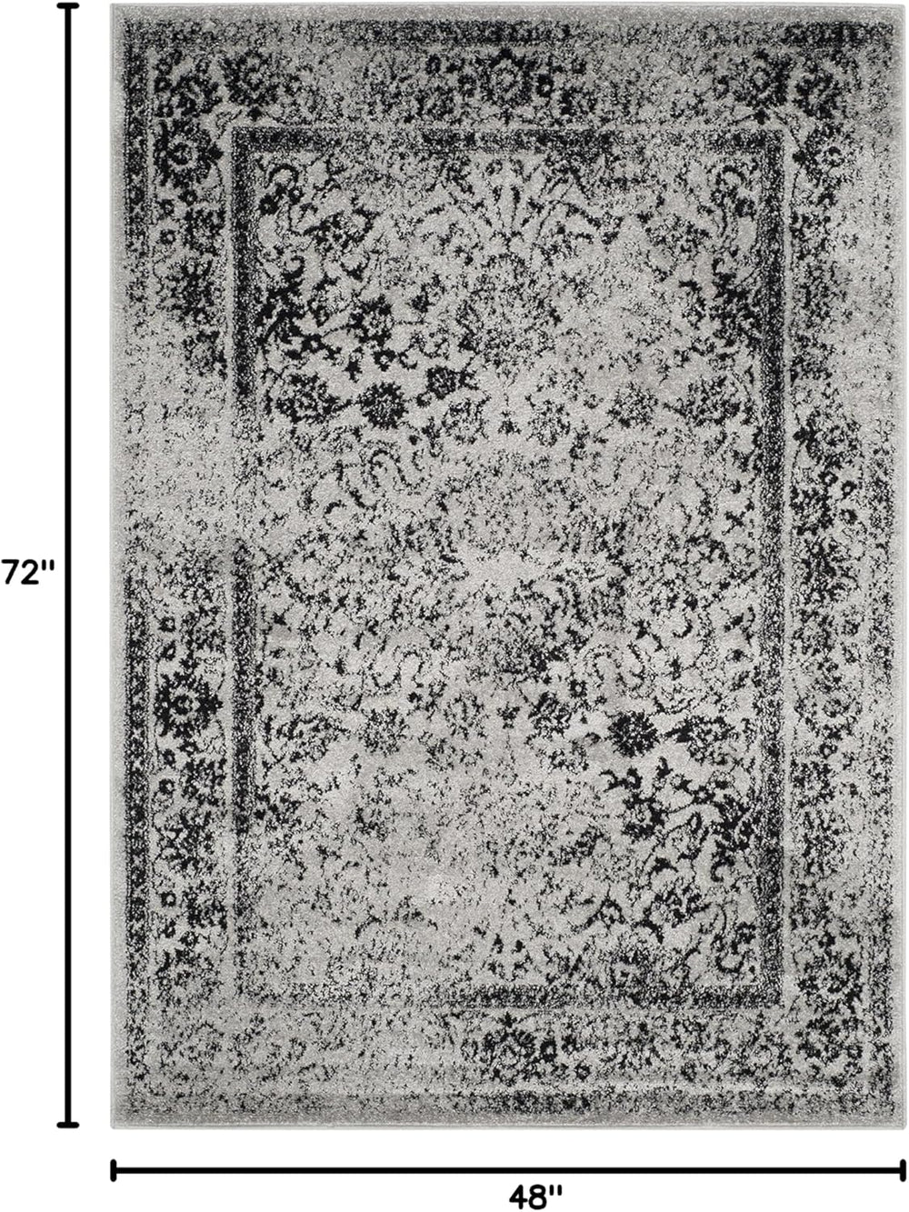 Alfombra de Acogida de Diseño Oriental, Fácil Cuidado, ADR109B