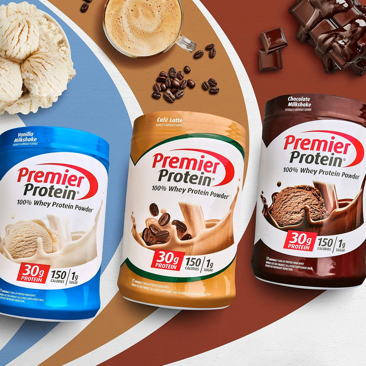 Suplementos Alimenticios Proteína en polvo sabor café