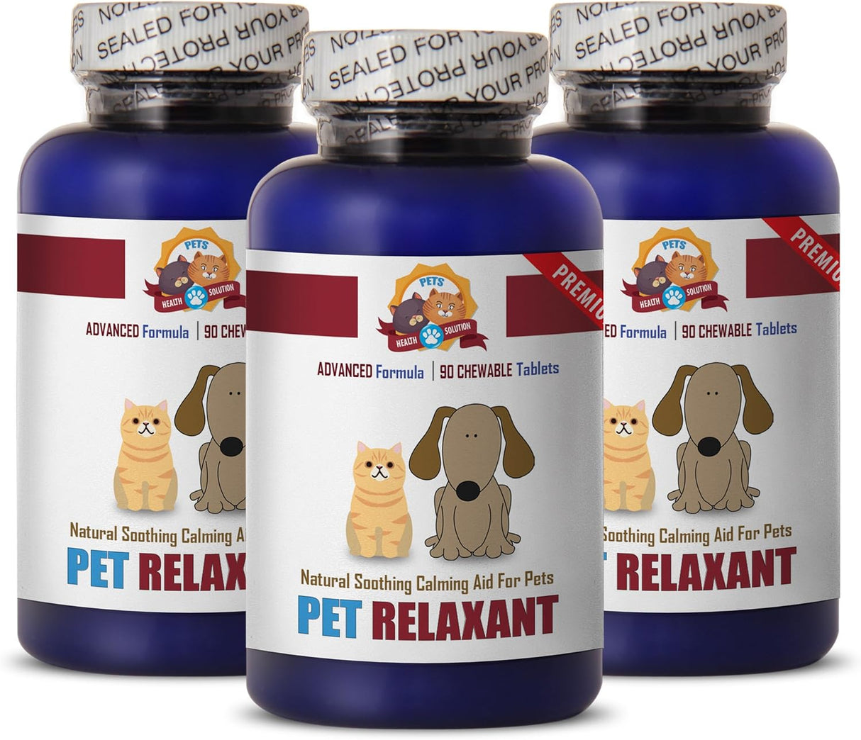 3 botellas de capsulas PETS HEALTH SOLUTION para gatos