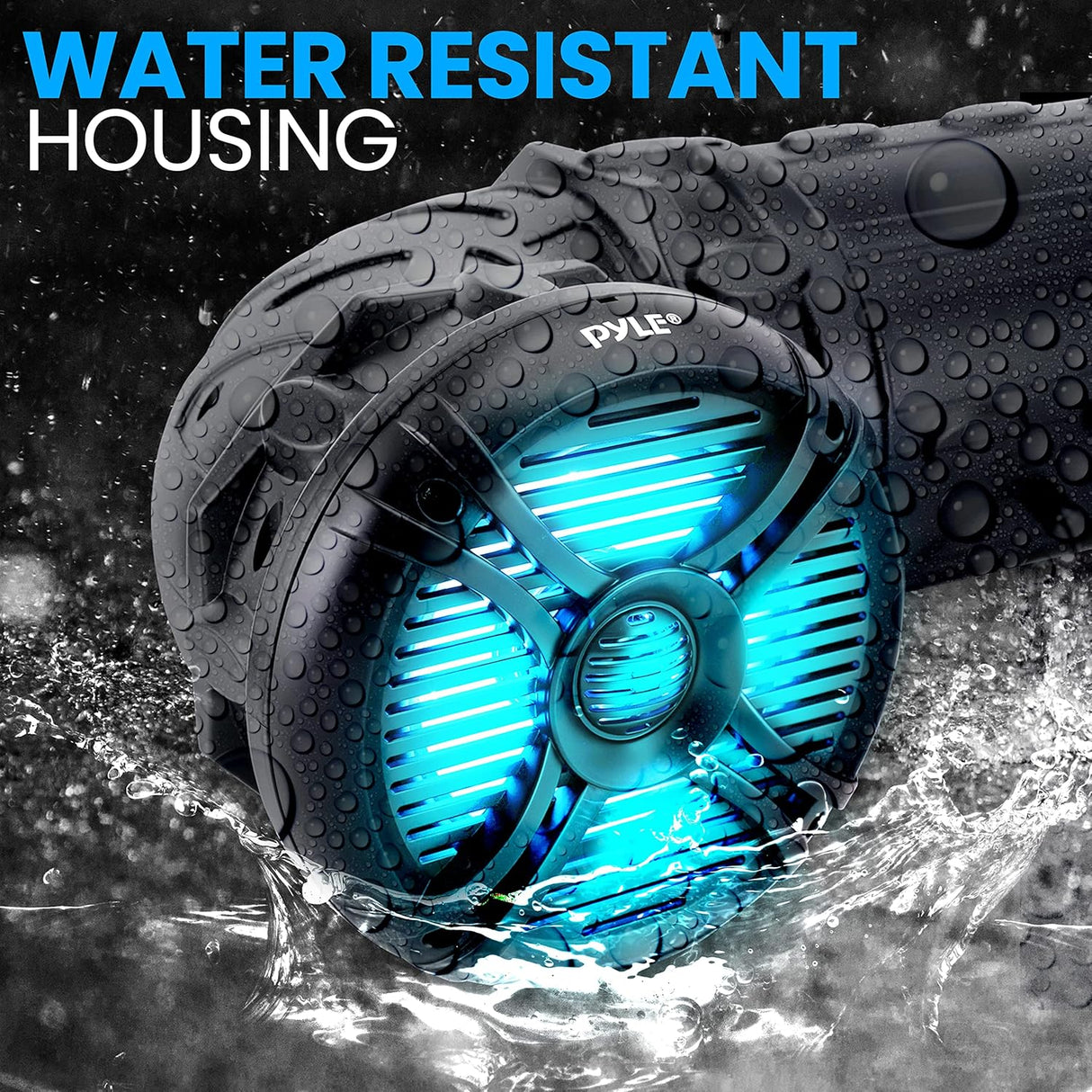 Parlantes marinos alimentados por ATV PYLE PLATV85BT.6