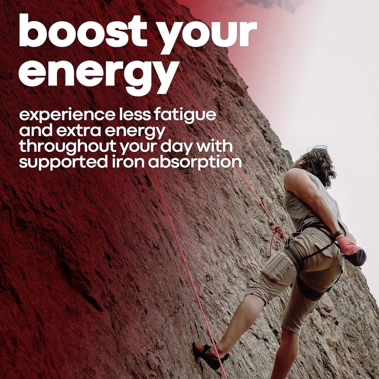 Suplementos de hierro estimulante de sangre con vitamina C