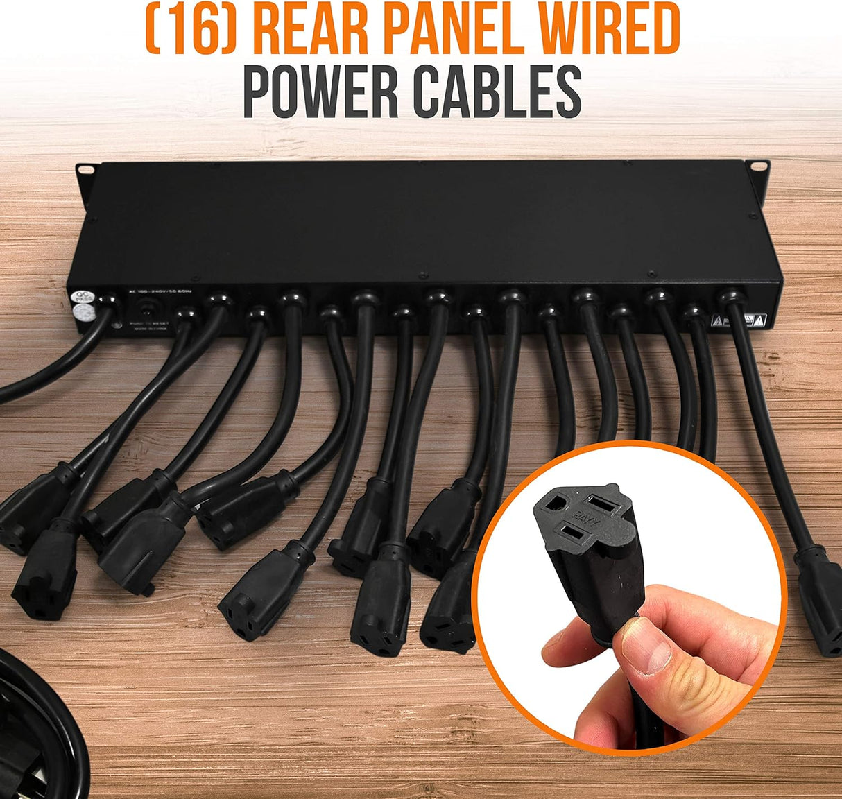 Regleta de alimentación para rack 19 salidas Pyle