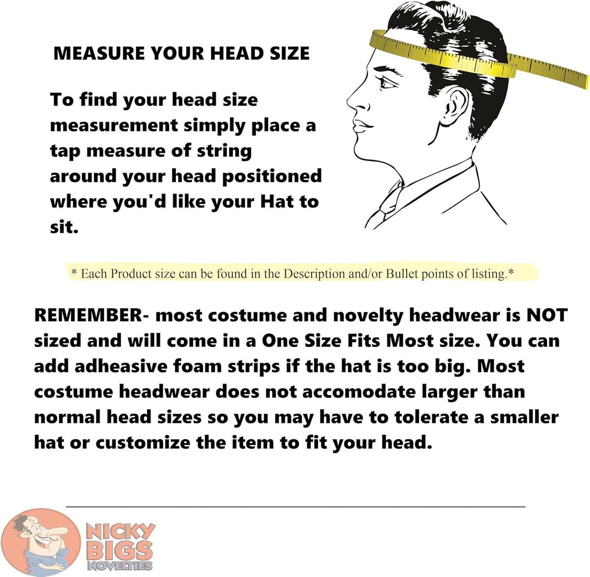 Sombrero Pirata Tricornio Adulto Nicky Bigs - Accesorio Cosplay