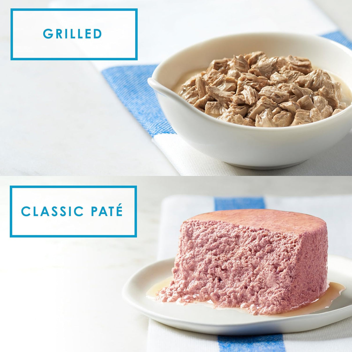 Alimento para Gato húmeda variedad de latas