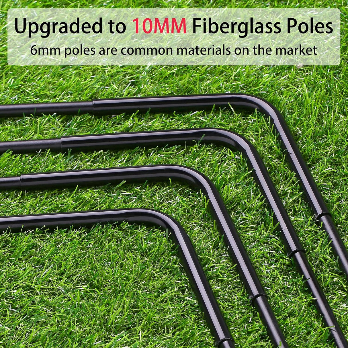 Red de futbol portatil con bolsa transparente