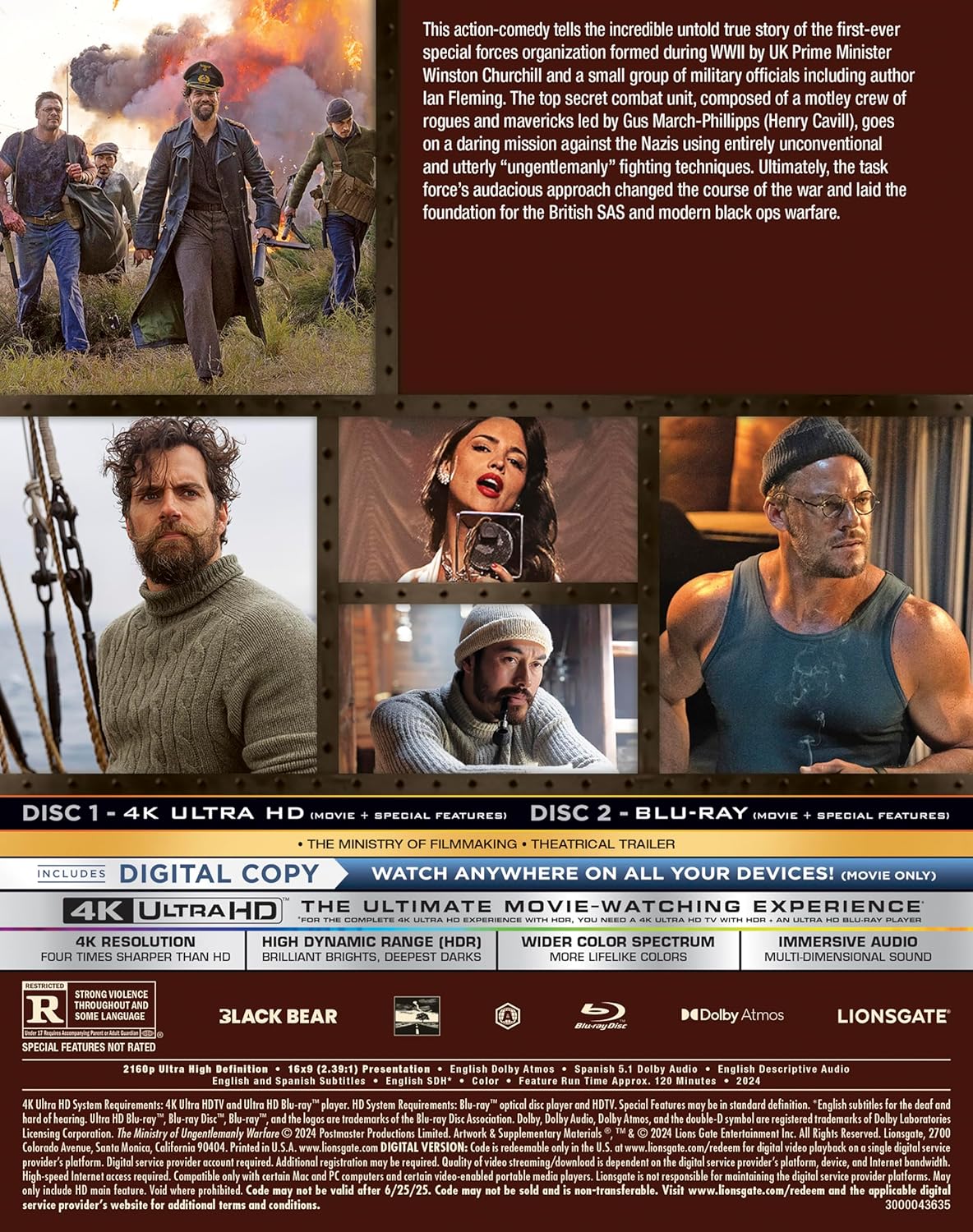 Ministerio de la Guerra Incivilizada 4K + Blu-ray + Digital