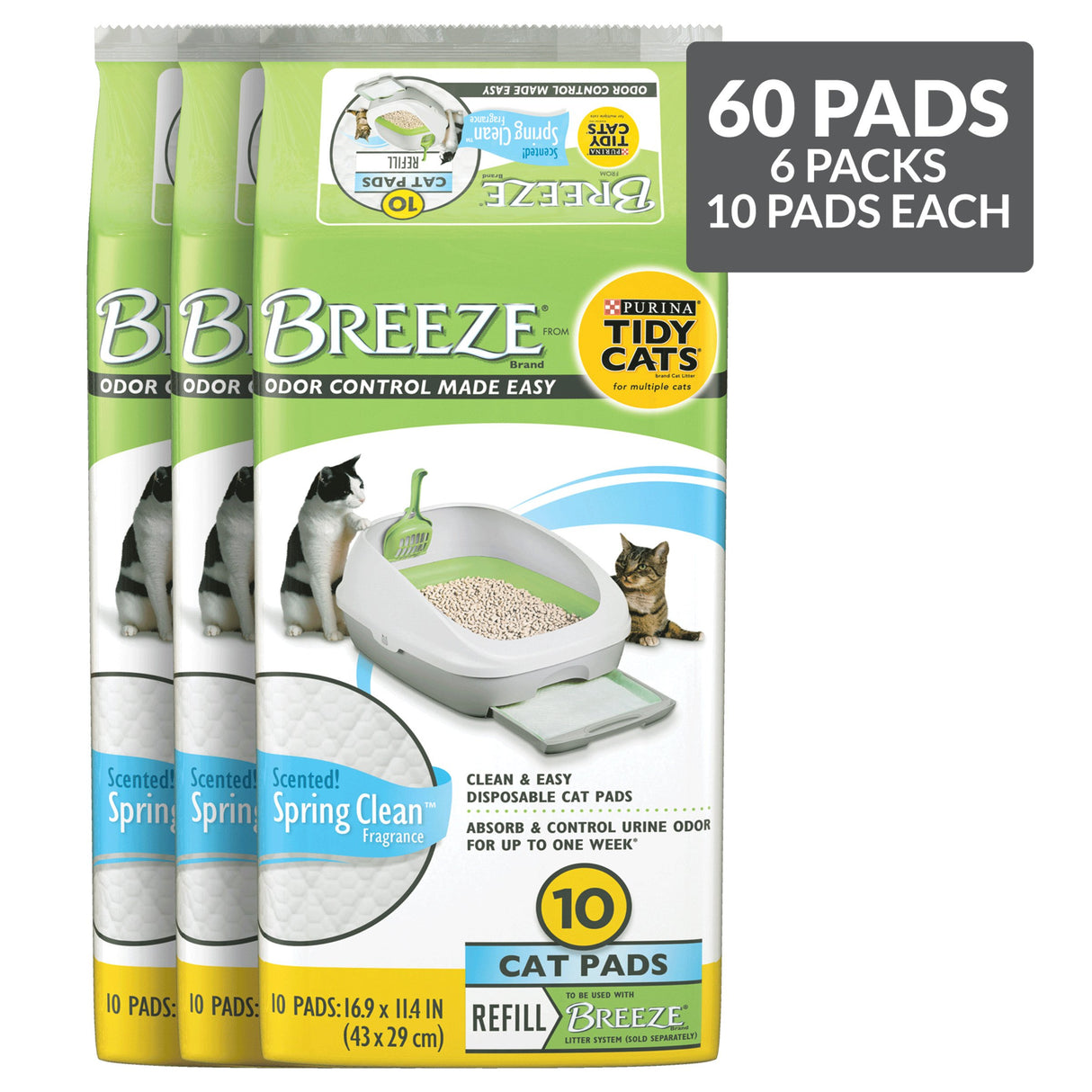 Purina Tidy Cats Breeze Litter Recargas de almohadilla